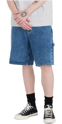 2026 Element Mens Big Carpenter Denim Shorts ELYDS00106 - Mid Used