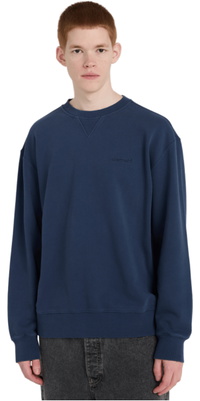 2026 Element Mens Lowcase Pigment Sweatshirt ELYFT00188 - Dark Denim