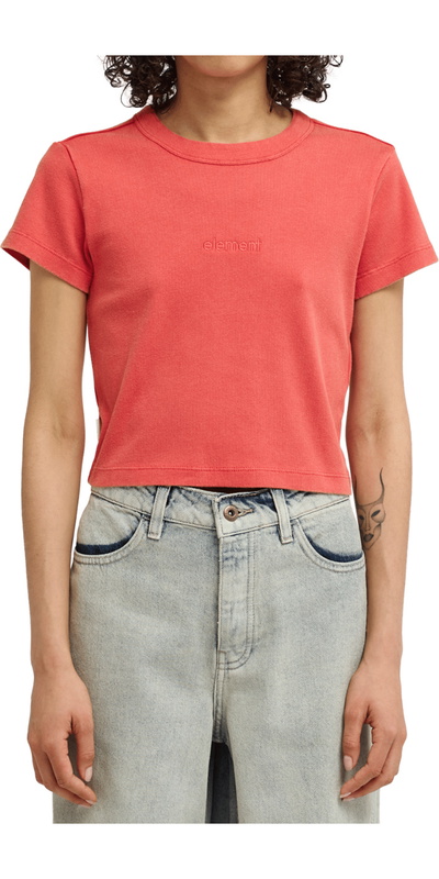 Element Womens Lowcase Crop Tee