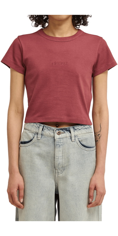 Element Womens Lowcase Crop Tee