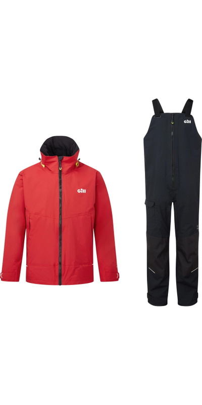 Gill Männer OS3 Coastal Segelanzug Rot / Black