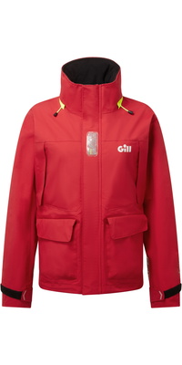 2026 Gill Womens OS3 Coastal Sailing Jacket OS34JW - Red