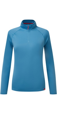 2026 Gill Womens UV Tec Long Sleeve Zip Tee UV009W - Seascape