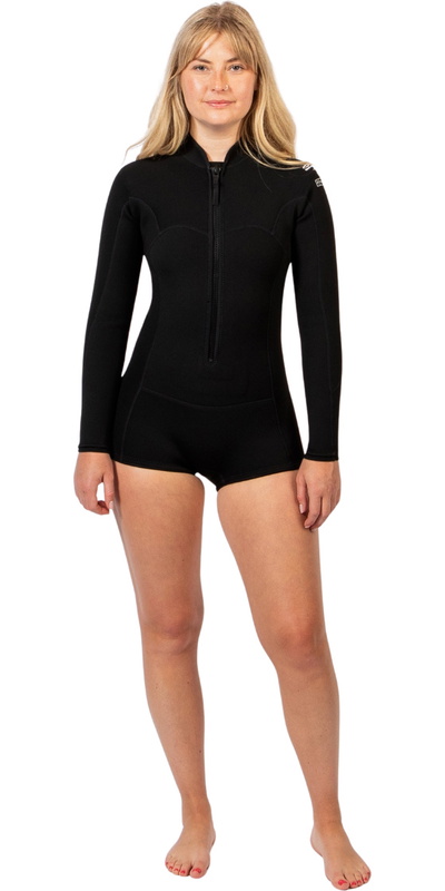 GUL Womens Yulex Luna7 2mm Front Zip Boyleg Springsuit Wetsuit