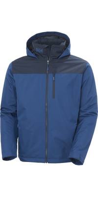2026 Helly Hansen Mens Crew Hooded Pile Jacket 34526 - Dark Blue