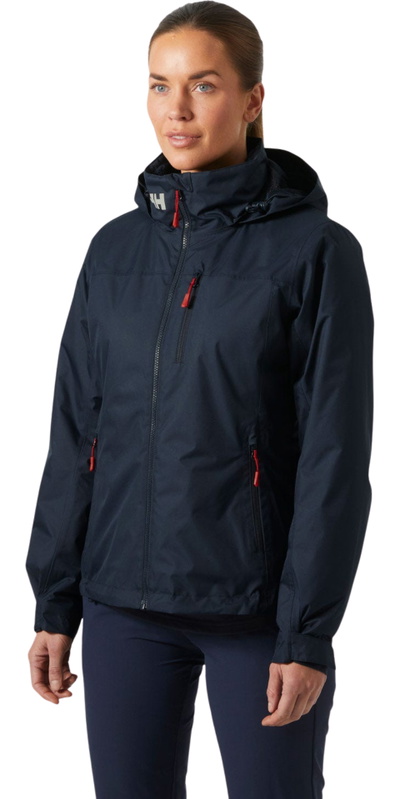 Helly Hansen Dame Crew Hooded Pilejakke