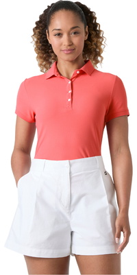 2026 Helly Hansen Womens Crewline Polo Top 53049 - Sunset Pink