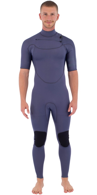 Hurley Mens Air 2/2mm Short Sleeve Chest Zip Wetsuit