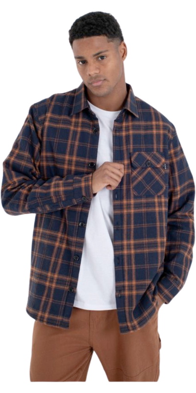 Hurley Mens Axe Sherpa Flannel Shirt