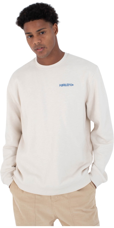 Hurley Mens Graphic Slub Crew