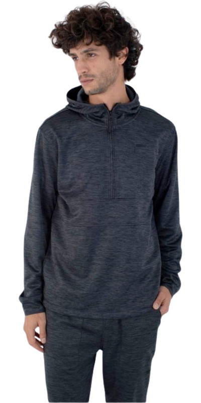 Hurley Mens H2O Dri Daybreak 1/2 Zip Fleece Hoodie
