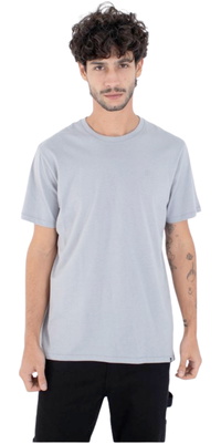 2026 Hurley Mens Low Tide Short Sleeve Tee MTSEU00010 - Thunder Blue Solid