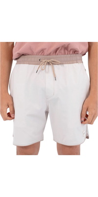 2026 Hurley Mens Phantom Naturals Scallop Volley 17 Shorts HSP26MMWS07844 - Bone