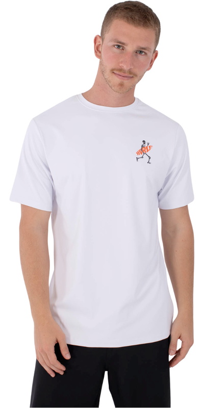 Hurley Mska Koszulka Z Krótkim Rkawem Flamengue Z Lycry