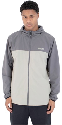 2026 Hurley Mens Windbreak Jacket MJKEU00050 - Grey
