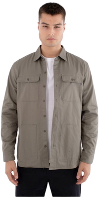 2026 Hurley Mens Worker Flannel Lined Shirt MVSEU00008 - Army