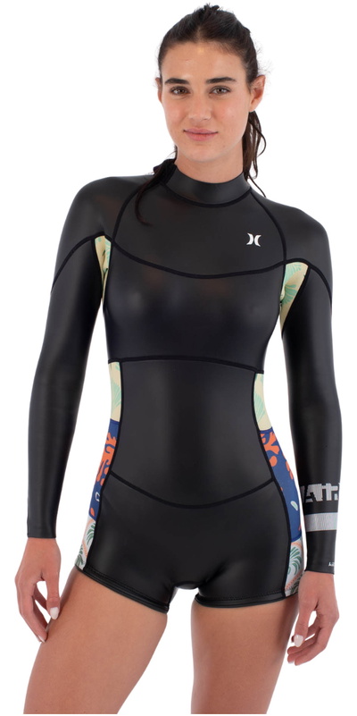 Hurley Womens Air 2mm Back Zip Shorty Springsuit