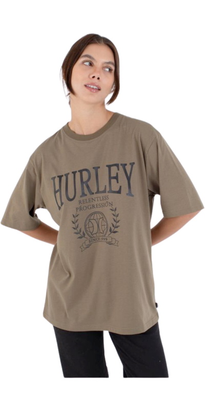 Hurley Womens Rebuild Oversize Fit Tee