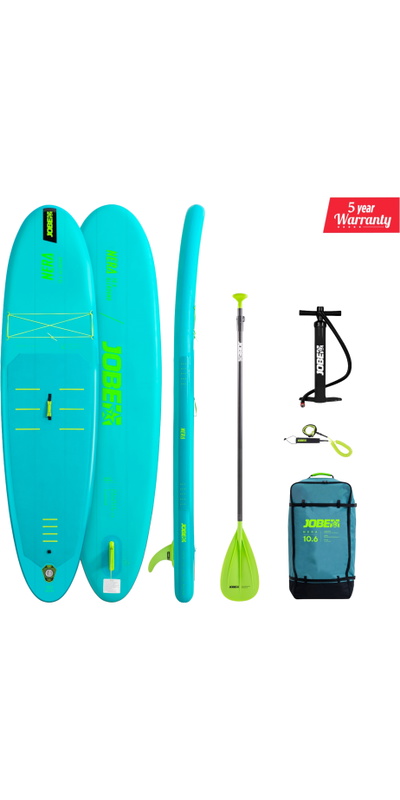 JOBE Aero Nera SUP Lite Board 10.6 Paket Turquoise /Grün