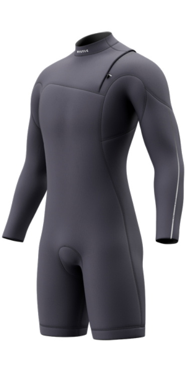 Mystic Roupa De Mergulho Masculina Mystic The One 3/2mm Zip Free , Manga Longa Shorty Modelo , Dark Navy , Ano .