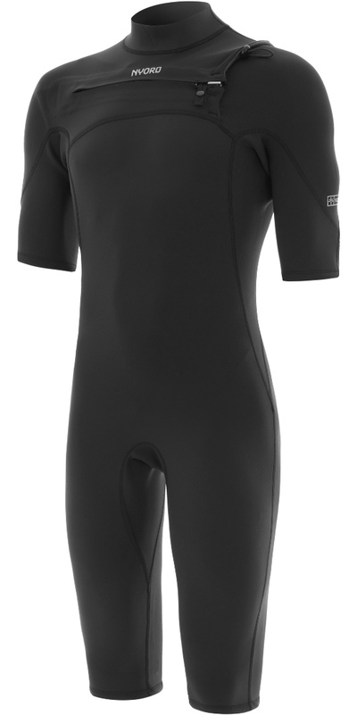 Nyord Mens Solu Yulex 2/2mm Chest Zip Shorty
