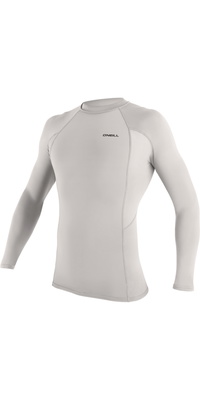2026 ONeill Mens Basic Skins Long Sleeve Rash Vest 5714 - High Rise