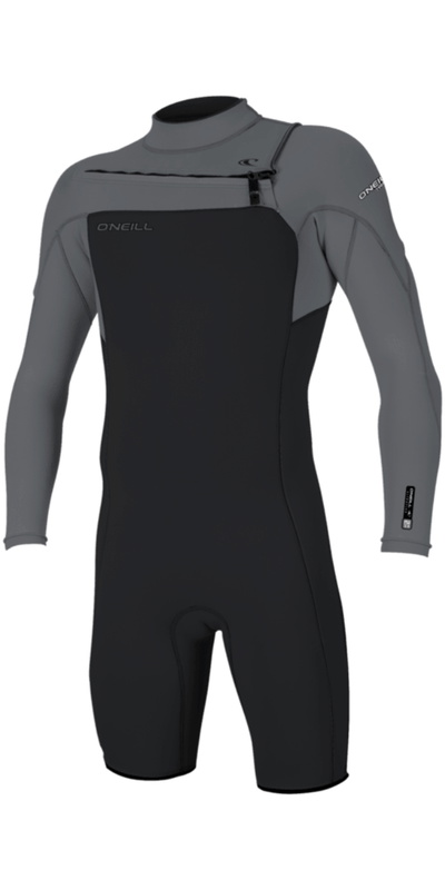 O'Neill Herr Hammer 2mm Chest Zip Långärmad Våtdräkt Härdat Stål / Smoke / Smoke
