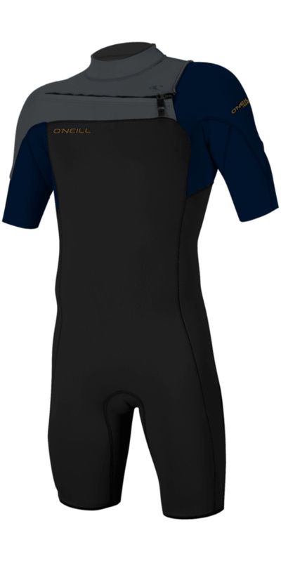 O'Neill Mens Hammer 2mm Chest Zip Shorty Wetsuit