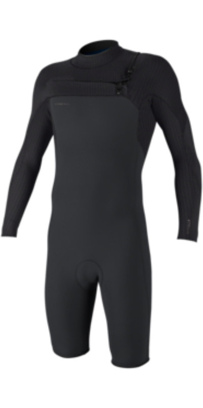 O'Neill Mens Hyperfreak 2mm Chest Zip Long Sleeve Springsuit Wetsuit