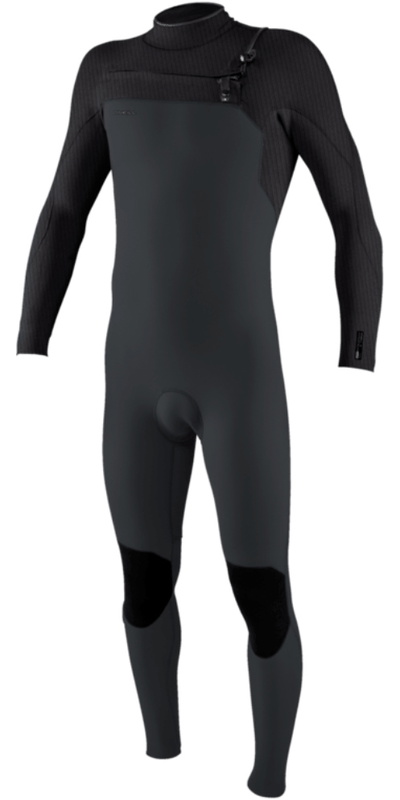 O'Neill Mens Hyperfreak 4/3mm+ Chest Zip Wetsuit