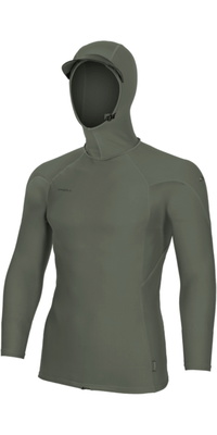 2026 ONeill Mens Hyperfreak Skins Long Sleeve Hooded Rash Vest 5689 - Chimera / Chimera