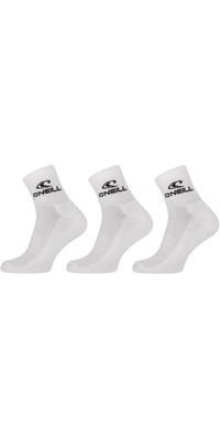 2026 ONeill Sport Short Socks 3 Pack 201053005 - White