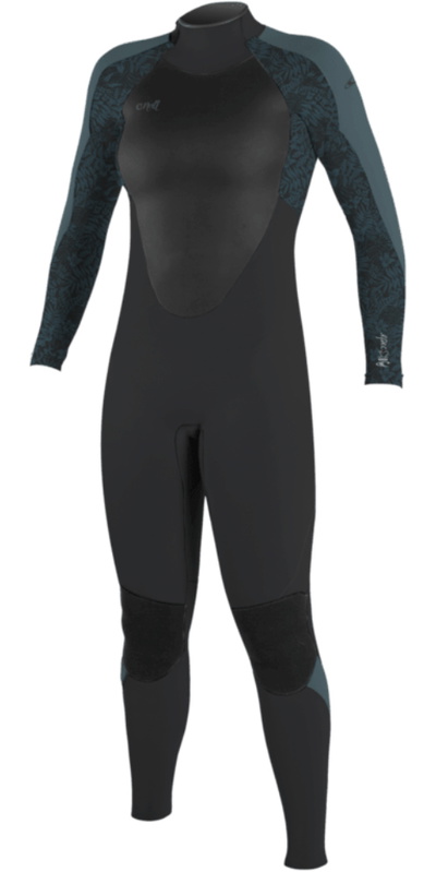 O'Neill Womens Epic 3/2mm Back Zip Våddragt Hærdet Stål / Shaded Island Sky / Shade