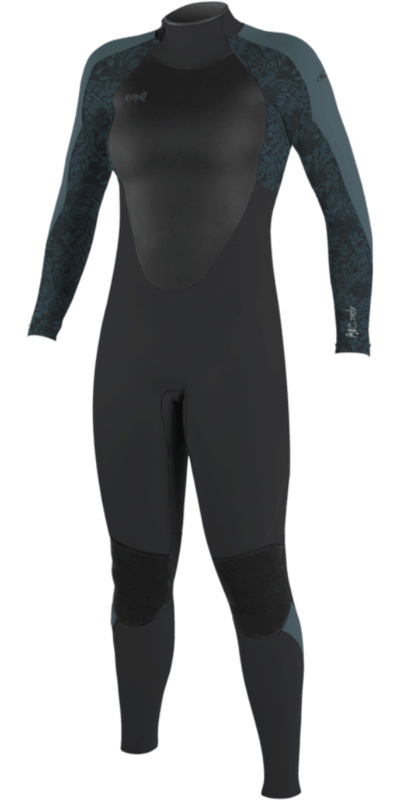 O'Neill Wetsuit Damski Epic 4/3mm Back Zip Tempered Steel / Shaded Island Sky / Shade