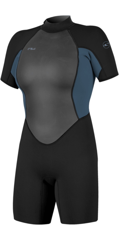 O'Neill Womens Reactor-2 2mm Back Zip Shorty Wetsuit