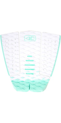 2026 Ocean & Earth Tyler Wright Grip Tail Pad TP11-WTM - White / Mint