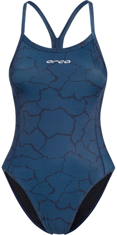 Orca Womens Core One Piece Thin Strap Swimsuit