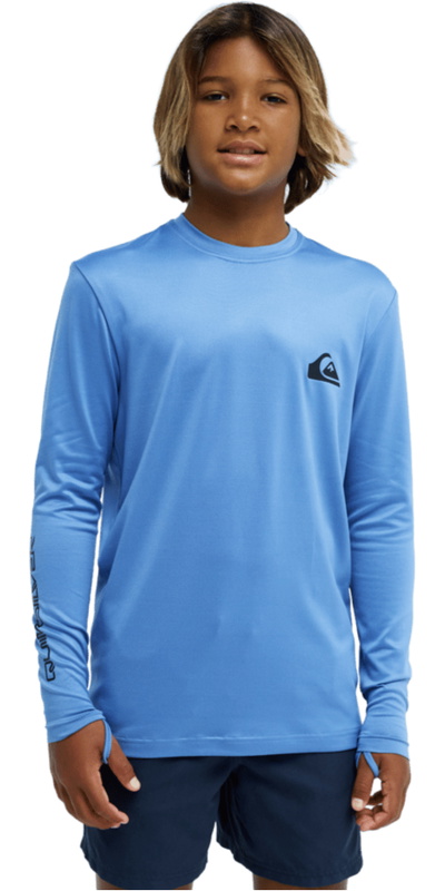 Quiksilver Junior Everyday Surf-T-shirt, Långärmad Lycra-tröja