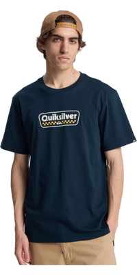 2026 Quiksilver Mens EV Starting Grid Short Sleeve Tee EQYZT08288 - Dark Navy