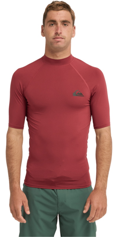 Quiksilver Mska Koszulka Z Krótkim Rkawem Z Lycry Z Filtrem UPF50 Everyday
