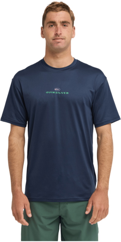 Quiksilver Mens Nomad Surf Tee Short Sleeve Rash Vest