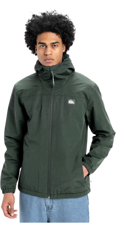 Quiksilver Herrejakke Overcast 3K, Varm Og Vandtæt Med Hætte