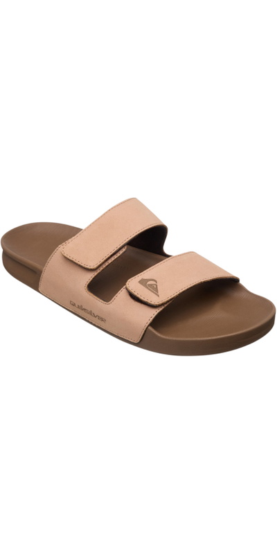 Quiksilver , Herresandal I Rivi-lær Med Dobbel Justering, ,