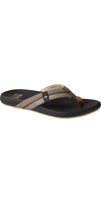 2026 Reef Mens Cushion Phantom 2.0 Sandals CJ5513 - Fossil / Raven