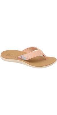 2026 Reef Womens Santa Ana Sandals CJ8828 - Peach / Tan