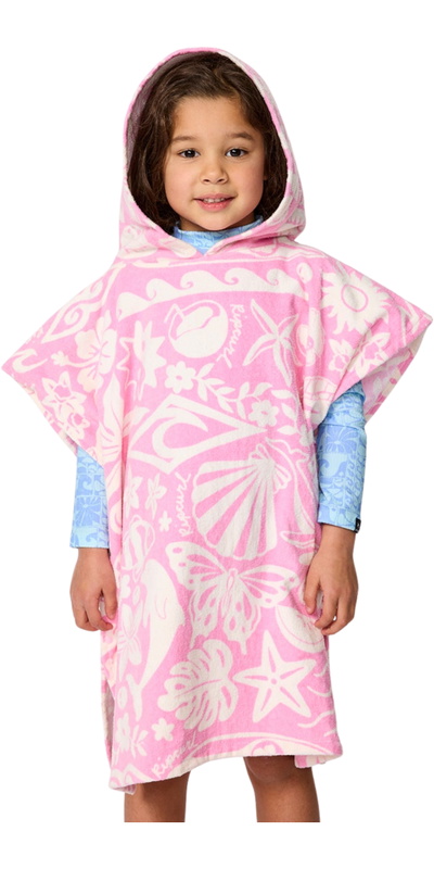 Rip Curl Dziewczca Mieszana Baweniana Bluza Z Kapturem I Rcznikiem Poncho