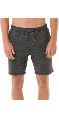 2026 Rip Curl Mens Boardwalk Jackson Volley Shorts 02YMWS - Black