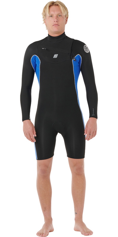 Rip Curl Mczyni Dawn Patrol 2mm Chest Zip Dugi Rkaw Shorty Kostium
