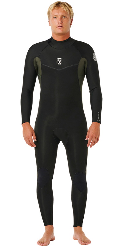 Rip Curl Mens Dawn Patrol 3/2mm Back Zip Wetsuit