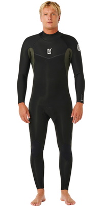 2026 Rip Curl Mens Dawn Patrol 4/3mm Back Zip Wetsuit 16TMFS - Deep Cactus